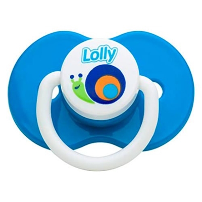 Chupeta Lolly Bona Silicone R 1 Azul