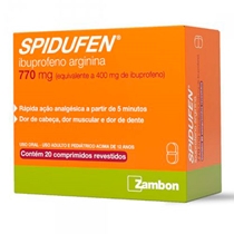 Spidufen  770mg 20 Comp Rev Ibuprofeno  Arginina Zambon