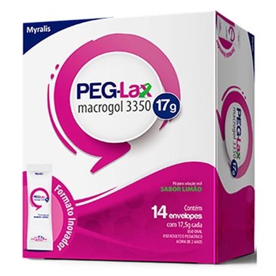 Peg Lax   17,5g Pó Solução  Oral 14 Envelopes  Myralis