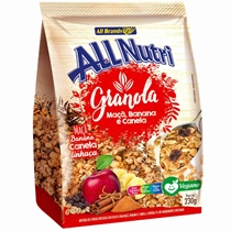 Granola Allnutri Maçã, Banana e Canela 230g