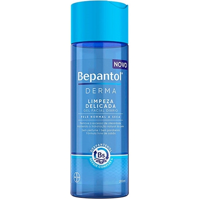 Gel de Limpeza Delicada Facial Bepantol Derma 200ml