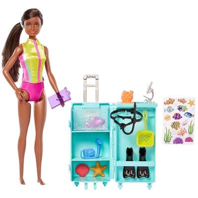 Boneca Mattel Barbie Profissões Bióloga Marinha HMH27