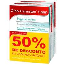 Kit Sabonete Íntimo Gino-Canesten Calm 100ml Cada