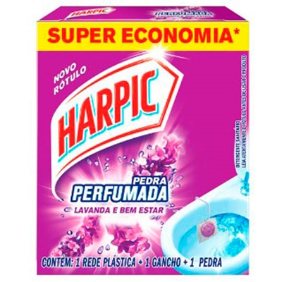 Pedra Sanitária Perfumada Harpic Lavanda 25g