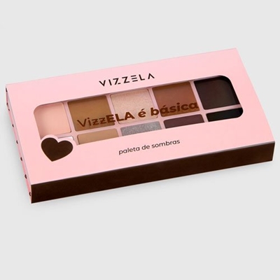 Paleta De Sombras Vizzela Ela É Básica