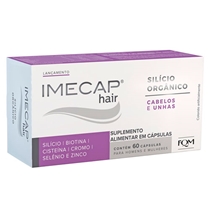 Imecap Hair Silício Orgânico  60 Cápsulas  FQM