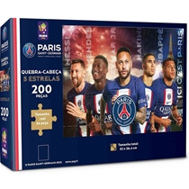 Quebra-Cabeça Mimo 200 Peças PSG 5 Estrelas 2312