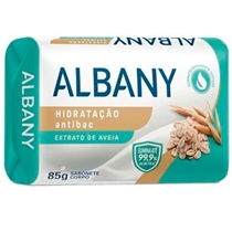 Sabonete Albany Hidratação Antibac Extrato de Aveia 85g