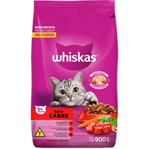 Ração Whiskas Para Gatos Adultos Carne 900g (MP)