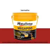 Tinta Acrílica Hidrotintas Premium Fosco 15L Megapiso Vermelho (MP)