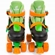 Patins Fenix Radkal Roller Skate 4 Rodas 30-33 Verde E Laranja PK-04 VD