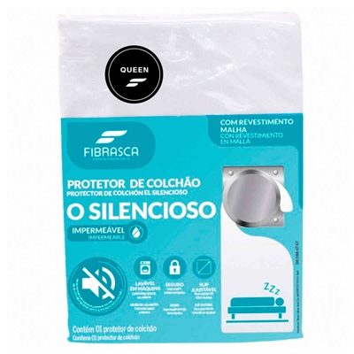 Protetor de Colchão Silencioso Impermeável Fibrasca Queen 9852