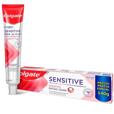 Creme Dental Colgate Sensitive Pro-Alívio Imediato Gengiva 140g