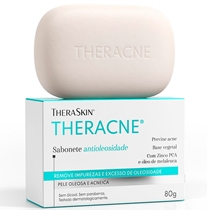 Sabonete Antioleosidade TheraSkin Theracne Para Pele Oleosa E Acneica 80g