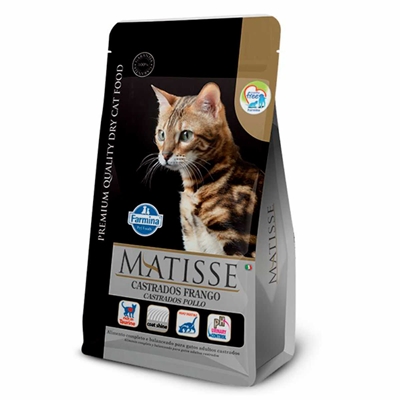 Ração Matisse Gatos Adultos Castrados Frango 7,5 Kg (MP)