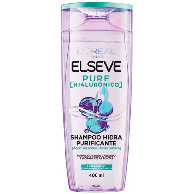 Shampoo Elseve Pure Hialurônico 400ml