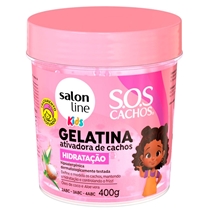 Gelatina Ativadora De Cachos Salon Line kids Hidratação 400g