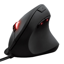 Mouse Gamer Trust RGB Ergonômico 6 Botões GXT 144 REXX Preto