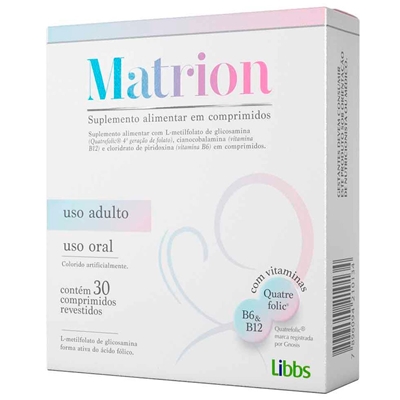 Matrion  30 Comprimidos Suplemento Alimentar Libbs