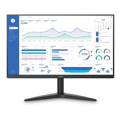 Monitor AOC 27" LED 75Hz HDMI/VGA Preto 27B1HM