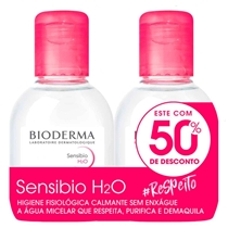 Kit Água Micelar Dermatólogica Bioderma Sensibio H2O