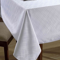 Toalha De Mesa Dohler Jacquard Requinte Quadrado Branco 140X140