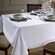 Toalha De Mesa Dohler Jacquard Requinte Retangular Branco 140X210