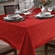 Toalha De Mesa Dohler Jacquard Requinte Quadrado Vermelho 140X140