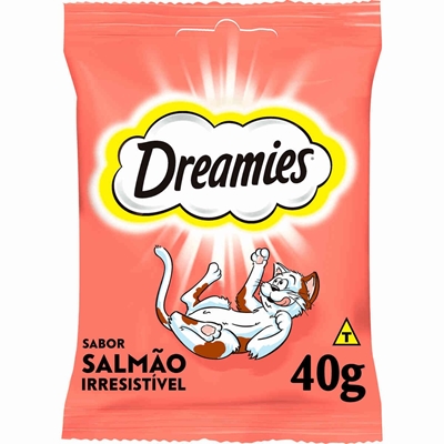 Petisco Dreamies Gatos Salmão 40g (MP)