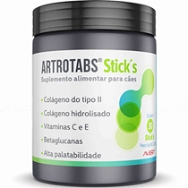 Suplemento Alimentar Avert Artrotabs Sticks para Cães Colágeno Tipo II 30g (MP)