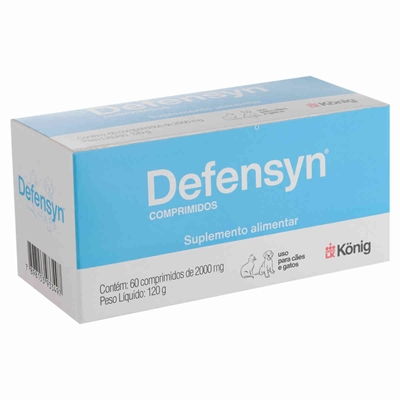 Suplemento Alimentar Defensyn Konig Para Cães e Gatos 2000MG (MP)