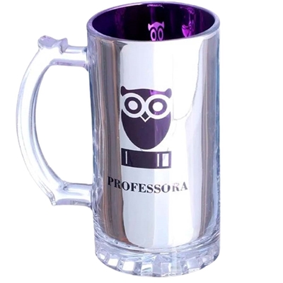 Caneca de Chopp Zonacriativa Profissões Professora 450ml (MP)