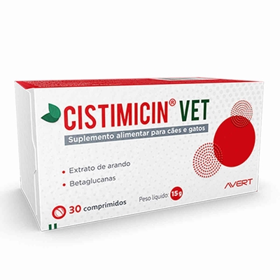 Suplemento Alimentar Cistimicin Vet Avert para Cães e Gatos (MP)