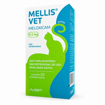 Anti-inflamatório Mellis Vet Avert Para Gatos 0,2MG (MP)