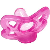 Chupeta Lolly 100% Silicone Rosa 1 unidade