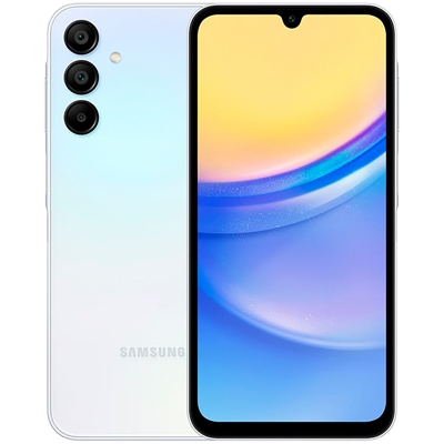 Smartphone Samsung A15 (5G) 128GB Azul Claro Tela 6.5" Câmera 50MP 4GB RAM