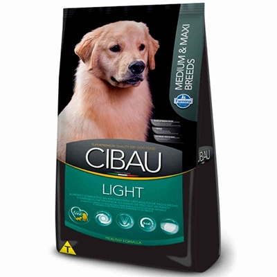 Ração Cibau Cães Light Medium Maxi 12KG (MP)