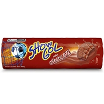 Biscoito Recheado Showgol Sabor Chocolate 100g