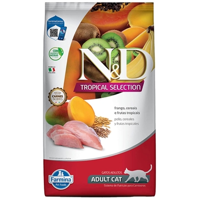 Ração N&D Gatos Adultos Tropical Frango 7kg (MP)