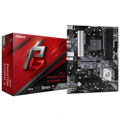 Placa Mãe ASRock ATX AMD AM4 B550 Phantom Gaming 4 (MP)