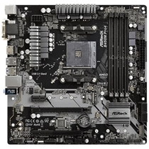 Placa Mãe ASRock Micro ATX AMD AM4 B450 DDR4 B450M Pro4 (MP)