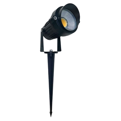 Luminária Espeto Led de Jardim Bronzearte Jardim Bivolt 5W 3000K IP65 Preto (MP)