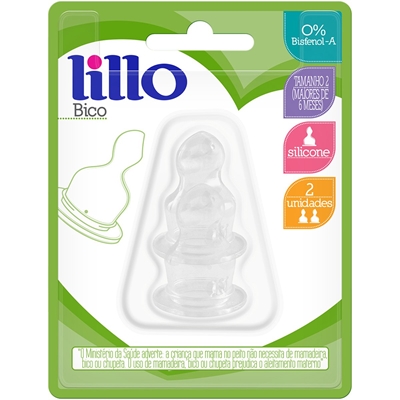 Kit Bicos De Silicone Lillo 2 Unidades Tam 2