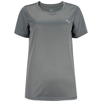 Camisa Feminina Puma Performance Tee W22 Castlerock Cinza P (MP)