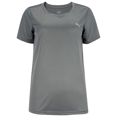 Camisa Feminina Puma Performance Tee W22 Castlerock Cinza G (MP)