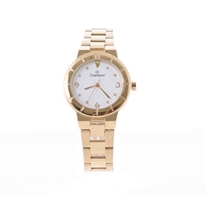 Relógio Feminino Champion CH26855W Analógico Pulseira de Aço Dourado com Kit