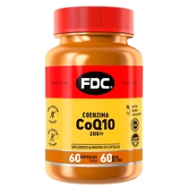 Coenzima Q10 200mg 60 Cápsulas Suplemento Alimentar  Fdc