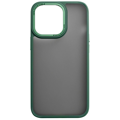 Capinha De Celular Iphone 13 Pro Unique Verde E Preto Fosco (MP)