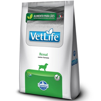 Ração Vet Life Cães Adultos Renal 10,1kg (MP)