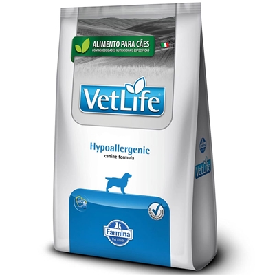 Ração Vet Life Hypoallergênica 10,1kg Cães Adultos (MP)